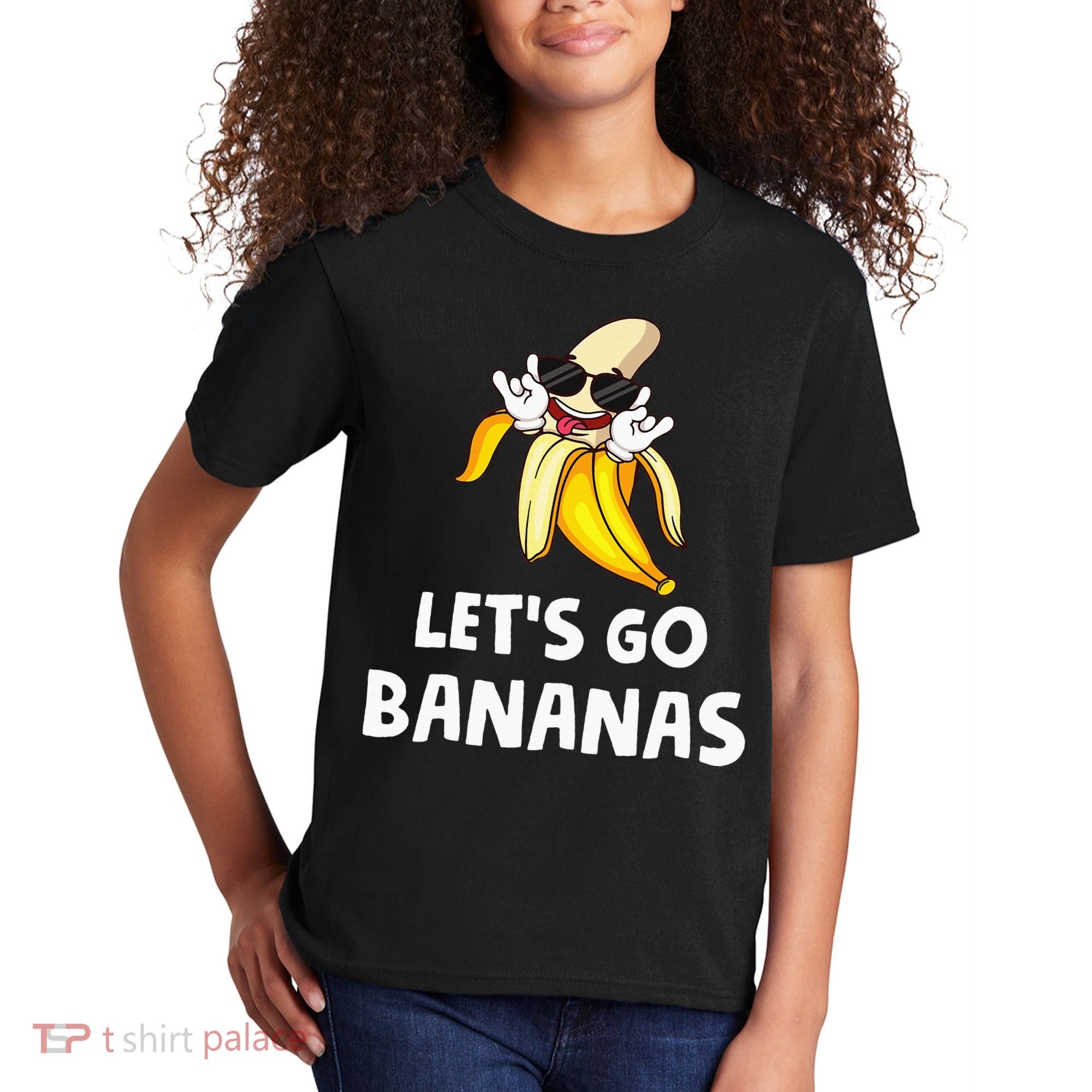 Fruit LetS Go Bananas Banana Kids T-Shirt