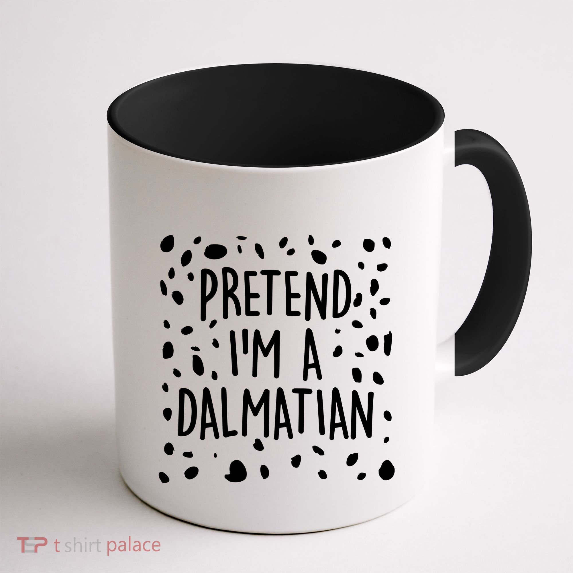 Funny Lazy Halloween Costume Pretend I'm A Dalmatian Coffee Mug