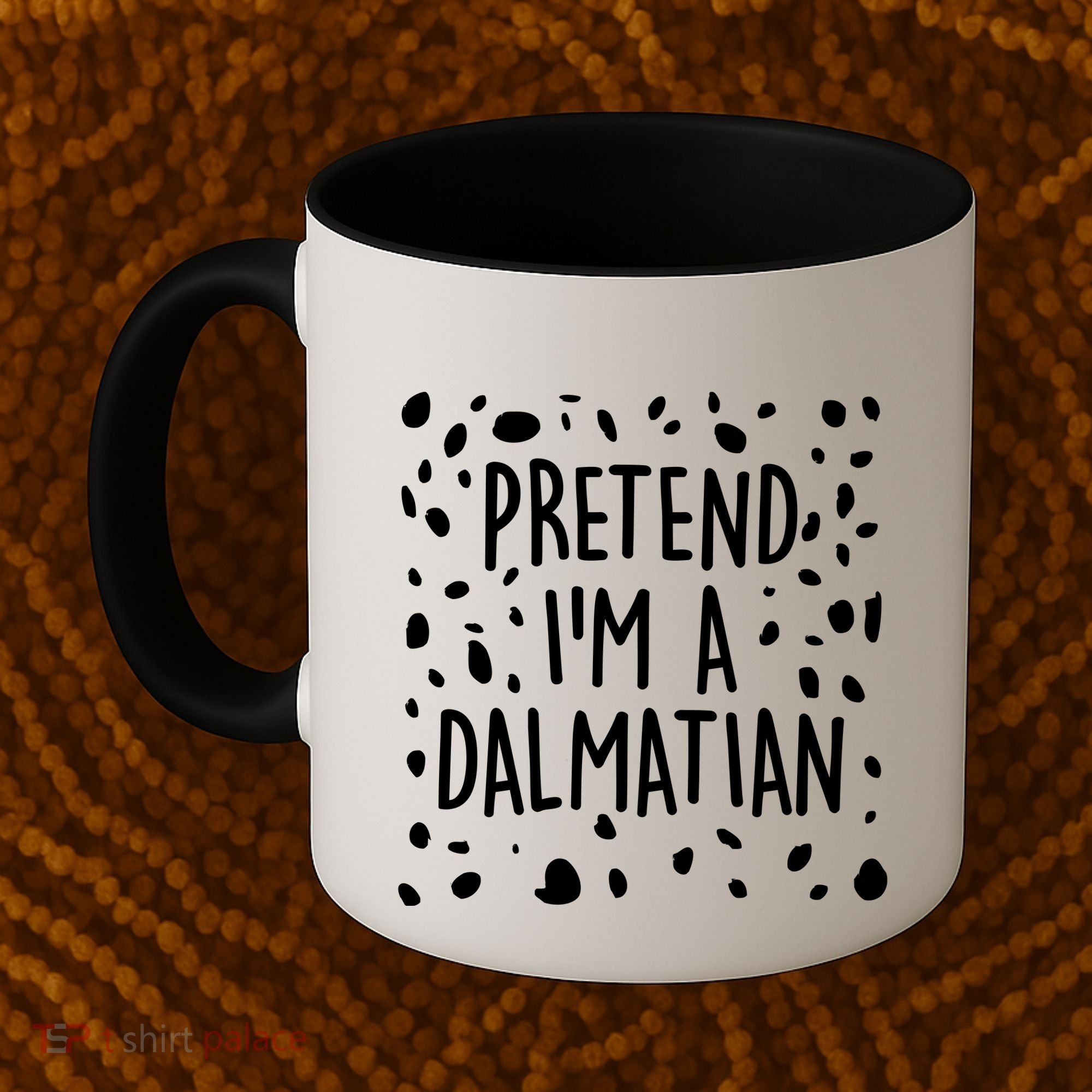 Funny Lazy Halloween Costume Pretend I'm A Dalmatian Coffee Mug