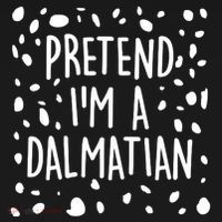 Funny Lazy Halloween Costume Pretend I'm A Dalmatian Women's Hoodie thumb 2