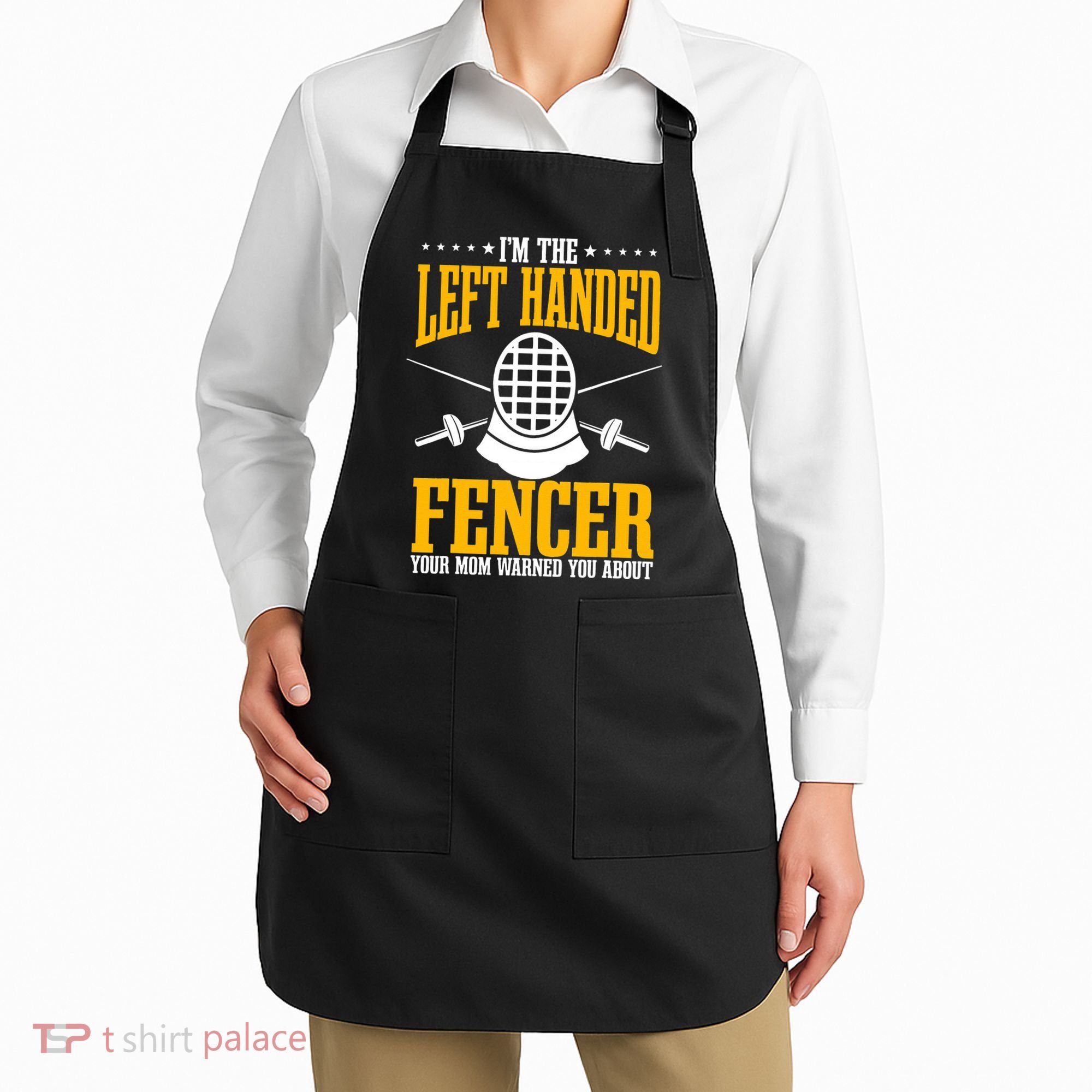 Fencing Left Handed Fencer Sport Fence Foil Epee Sabre Apron