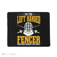 Fencing Left Handed Fencer Sport Fence Foil Epee Sabre Mousepad thumb 0