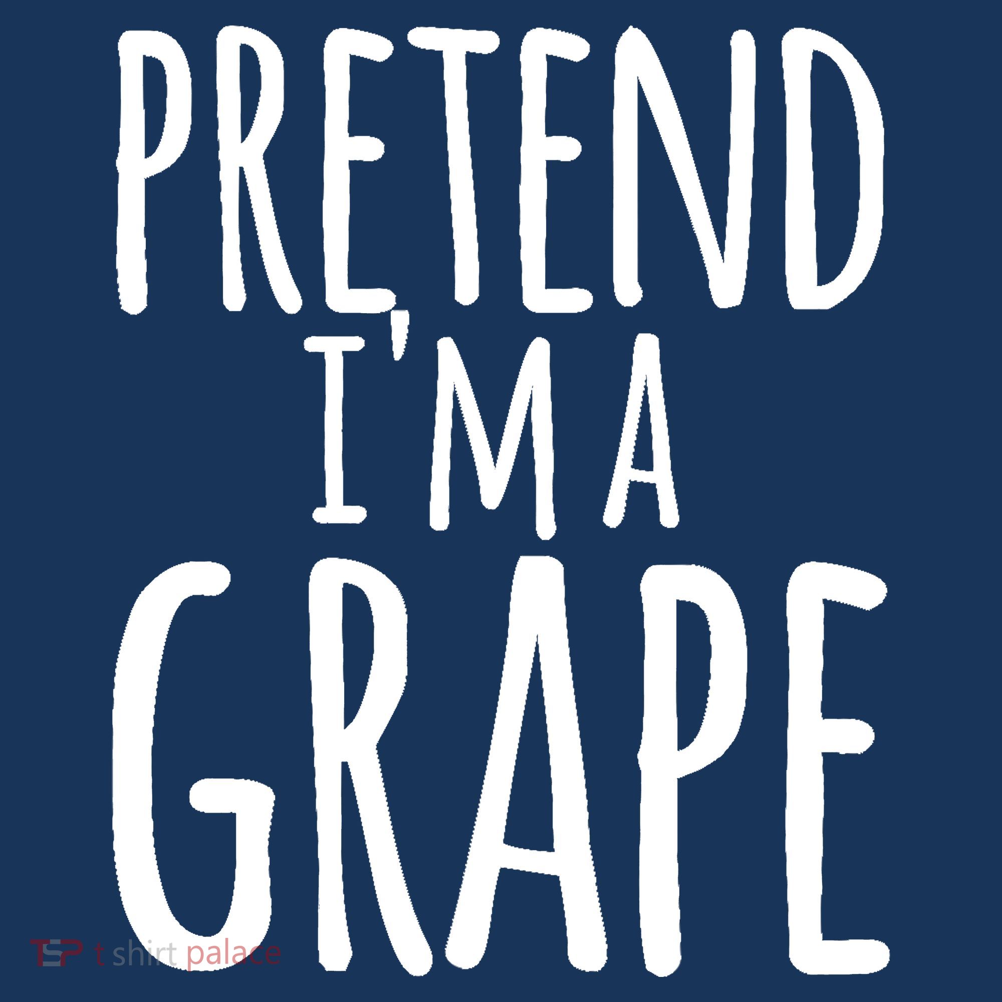 Funny Lazy Halloween Tee PRETEND I'M A GRAPE Costume Women's Sweatshirt