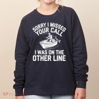 Fishing Lover Humor Novelty Funny Fisherman Women's Sweatshirt thumb 0
