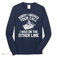 Fishing Lover Humor Novelty Funny Fisherman Long Sleeve Shirt thumb 0