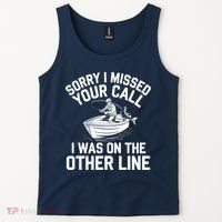 Fishing Lover Humor Novelty Funny Fisherman Tank Top thumb 2