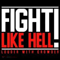 Fight Like Hell Louder With Crowder Ornament thumb 1