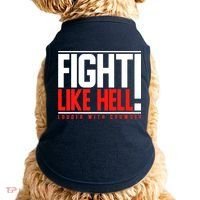 Fight Like Hell Louder With Crowder Doggie Tank thumb 0