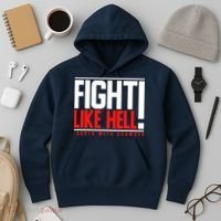 Fight Like Hell Louder With Crowder Hoodie thumb 3