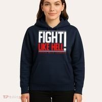 Fight Like Hell Louder With Crowder Hoodie thumb 5