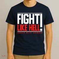 Fight Like Hell Louder With Crowder T-Shirt thumb 3
