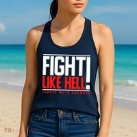 Fight Like Hell Louder With Crowder Women's Tank Top thumb 2