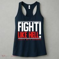 Fight Like Hell Louder With Crowder Women's Tank Top thumb 3