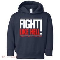 Fight Like Hell Louder With Crowder Toddler Hoodie thumb 0