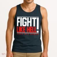 Fight Like Hell Louder With Crowder Tank Top thumb 3
