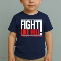 Fight Like Hell Louder With Crowder Toddler T-Shirt thumb 2