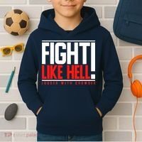 Fight Like Hell Louder With Crowder Kids Hoodie thumb 2