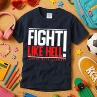 Fight Like Hell Louder With Crowder Kids T-Shirt thumb 3
