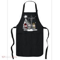 Faith Love Hope Cross Winter Snowman Apron thumb 0