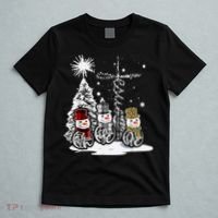 Faith Love Hope Cross Winter Snowman T-Shirt thumb 5
