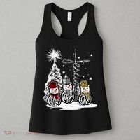 Faith Love Hope Cross Winter Snowman Women's Tank Top thumb 3