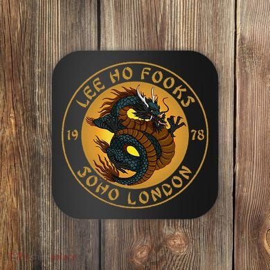 Funny L.E.E H.O F.O.O.K.S Chinese Restaurant Design Coaster