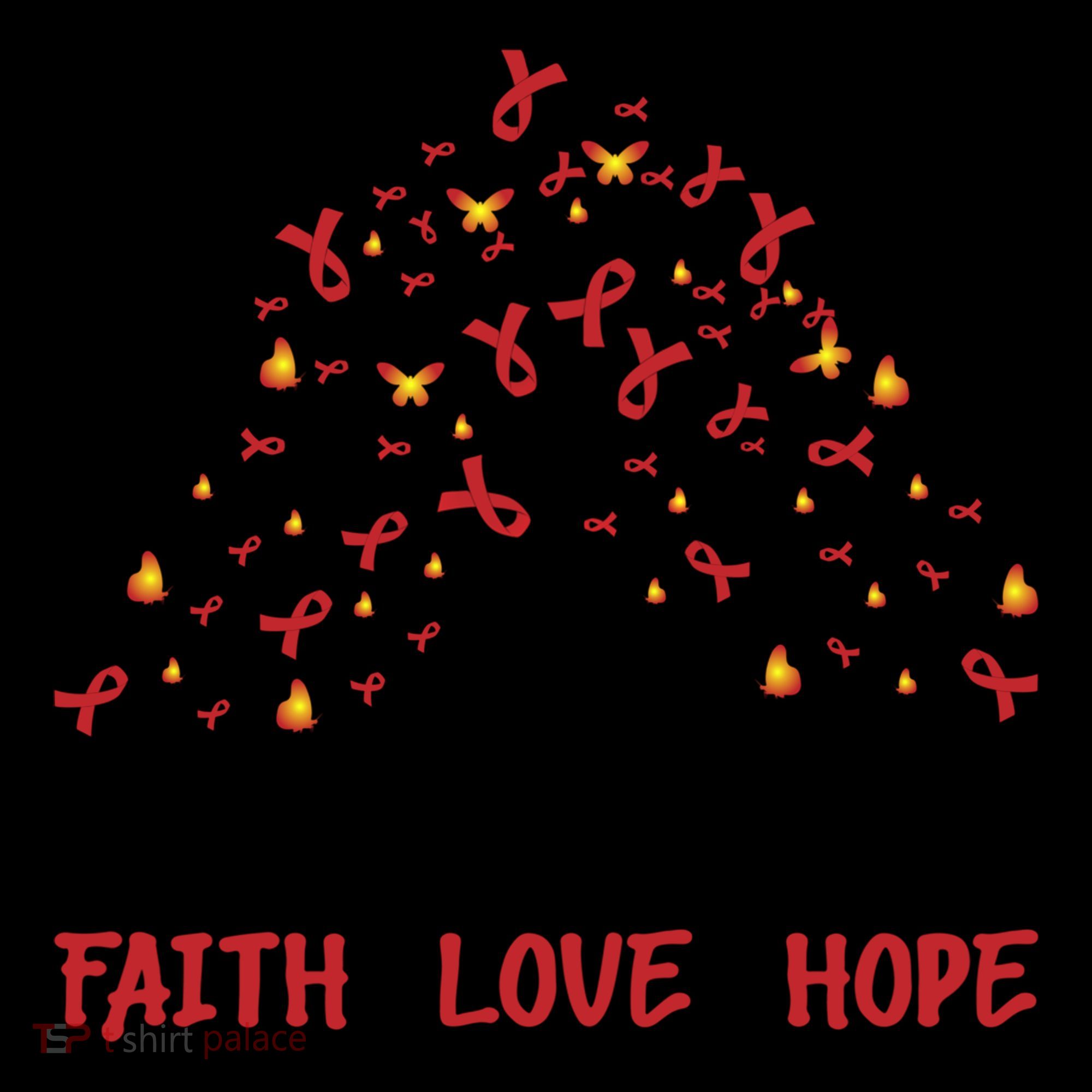 Faith Love Hope World Aids Day Cool Gift Coffee Mug