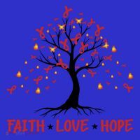 Faith Love Hope World Aids Day Cool Gift Long Sleeve Shirt thumb 2