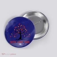 Faith Love Hope World Aids Day Cool Gift Button thumb 0