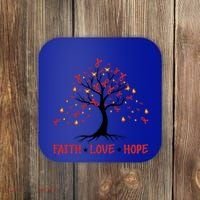 Faith Love Hope World Aids Day Cool Gift Coaster thumb 0