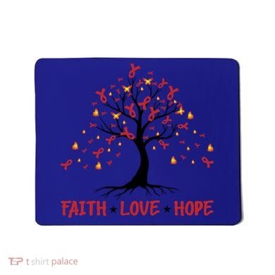 Faith Love Hope World Aids Day Cool Gift Mousepad