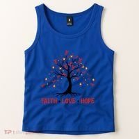 Faith Love Hope World Aids Day Cool Gift Tank Top thumb 2