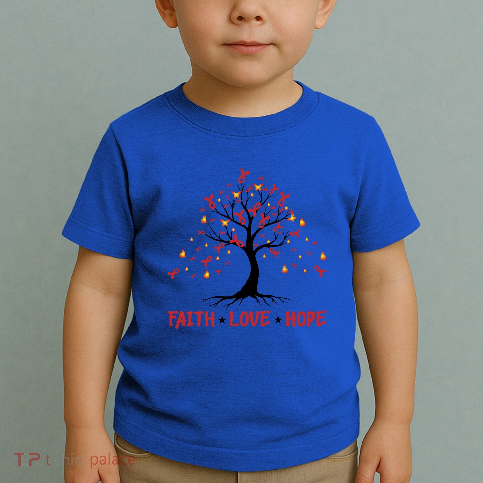 Faith Love Hope World Aids Day Cool Gift Toddler T-Shirt