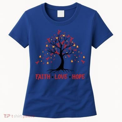 Faith Love Hope World Aids Day Cool Gift Women's T-Shirt
