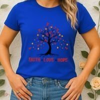 Faith Love Hope World Aids Day Cool Gift Women's T-Shirt thumb 2