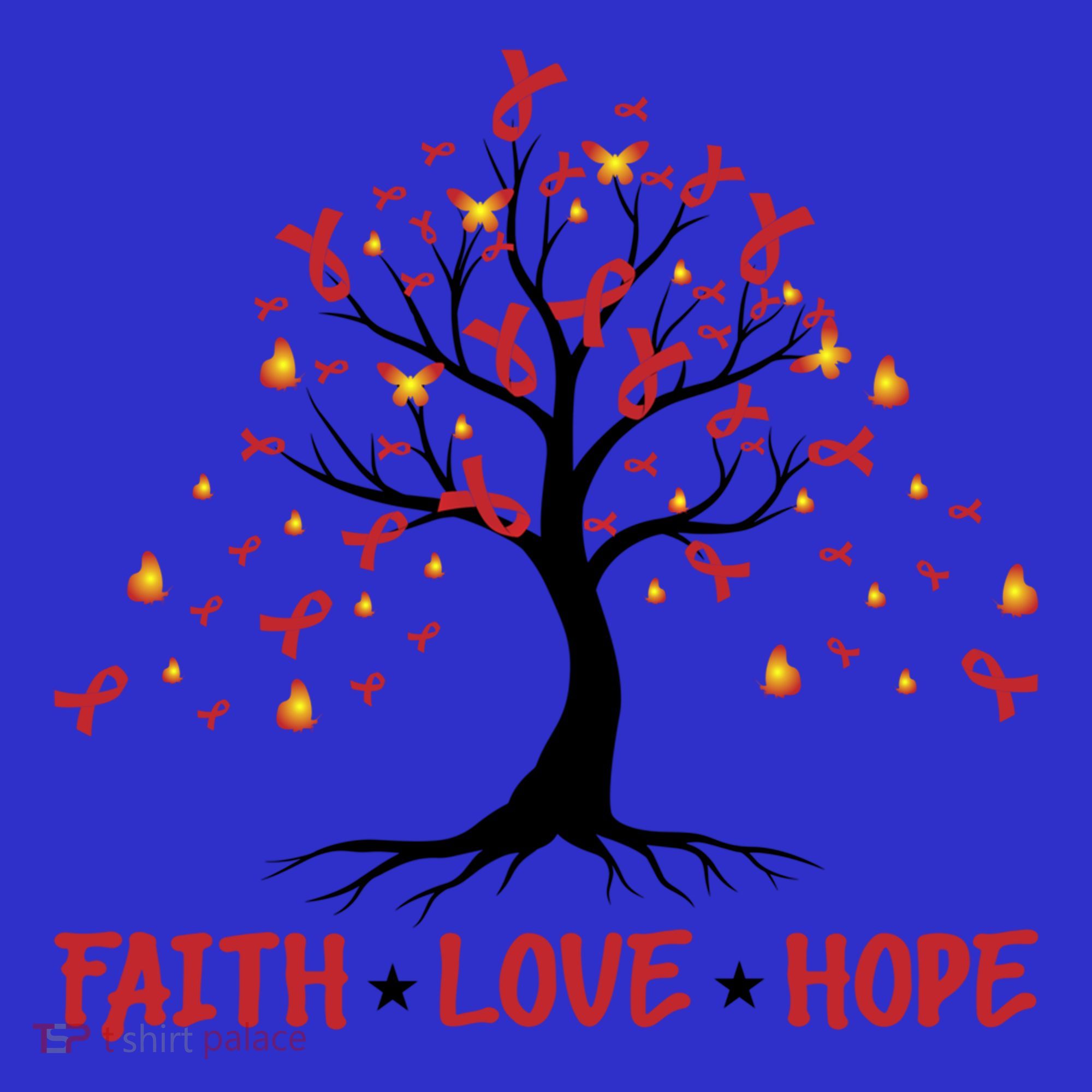 Faith Love Hope World Aids Day Cool Gift Tote Bag
