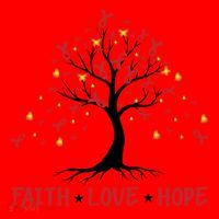 Faith Love Hope World Aids Day Cool Gift Santa Hat thumb 1