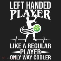 Funny Left Handed Player Like A Regular Player Only Cooler Pickle Paddle Ball Beanie thumb 2