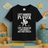 Funny Left Handed Player Like A Regular Player Only Cooler Pickle Paddle Ball Toddler T-Shirt thumb 3