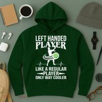 Funny Left Handed Player Like A Regular Player Only Cooler Pickle Paddle Ball Hoodie thumb 3