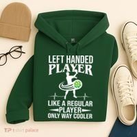 Funny Left Handed Player Like A Regular Player Only Cooler Pickle Paddle Ball Hoodie thumb 4