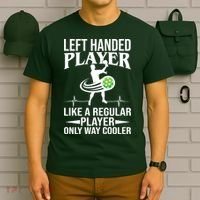 Funny Left Handed Player Like A Regular Player Only Cooler Pickle Paddle Ball T-Shirt thumb 6