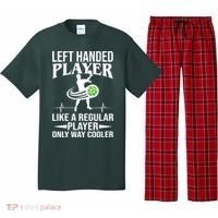 Funny Left Handed Player Like A Regular Player Only Cooler Pickle Paddle Ball Pajama Set thumb 0