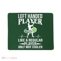 Funny Left Handed Player Like A Regular Player Only Cooler Pickle Paddle Ball Mousepad thumb 0