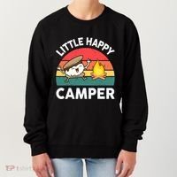 Funny Little Happy Camper Boy Girl Smore Camping Women's Sweatshirt thumb 0