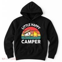 Funny Little Happy Camper Boy Girl Smore Camping Hoodie thumb 0