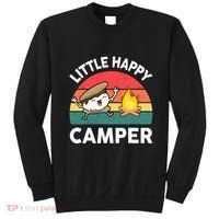 Funny Little Happy Camper Boy Girl Smore Camping Sweatshirt thumb 0