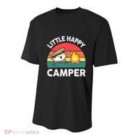 Funny Little Happy Camper Boy Girl Smore Camping Youth Performance Sprint T-Shirt thumb 0