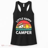 Funny Little Happy Camper Boy Girl Smore Camping Women's Tank Top thumb 0