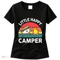 Funny Little Happy Camper Boy Girl Smore Camping Women's T-Shirt thumb 0